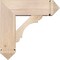 Ekena Millwork Olympic Arts and Crafts Smooth Bracket w/ Offset Brace, Douglas Fir, 7 1/2"W x 22"D x 22"H BKT0806X22X22OLY03SDF - alternate 2
